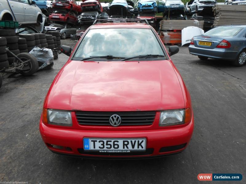 VOLKSWAGEN VW POLO 6N ESTATE 1999 1.9 TDI MANUAL RED MOT