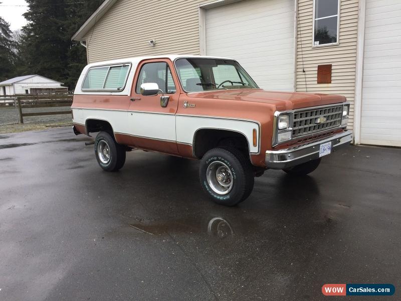 1980 Chevrolet Blazer For Sale In Canada