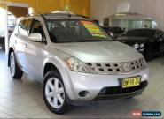 2006 Nissan Murano Ti-L Z50 Silver Automatic A Wagon for Sale