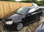 2006 VAUXHALL CORSA SXI  BLACK for Sale