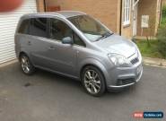 2007 VAUXHALL ZAFIRA DESIGN TURBO SILVER 2.0LT for Sale