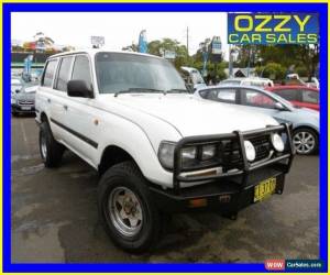 Classic 1991 Toyota Landcruiser (4x4) White Manual 5sp M Wagon for Sale