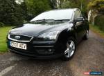 2007 FORD FOCUS TITANIUM TDCI BLACK 6spd HPI clear, loads of extras, new MOT for Sale