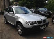 2004 BMW X3 SPORT 3.0 AUTO SILVER SPARES OR REPAIR  for Sale