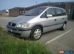 2000 VAUXHALL ZAFIRA COMFORT 16V SILVER 1.6 PETROL MANUAL  LOW MILEAGE for Sale