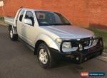 2010 Nissan Navara D40 ST-X (4x4) Silver Manual 6sp M KING CAB PUP for Sale