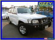 2013 Nissan Patrol GU Viii ST (4x4) White Automatic 4sp A Wagon for Sale