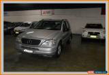 Classic 1999 Mercedes-Benz ML 320 (4x4) Silver Automatic 5sp A Wagon for Sale