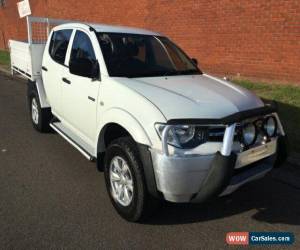 Classic 2011 Mitsubishi Triton MN MY11 GLX White Manual 5sp M Dual Cab Utility for Sale