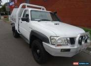 2007 Nissan Patrol GU MY08 DX (4x4) White Manual 5sp M Cab Chassis for Sale