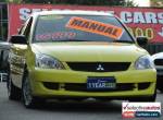 2007 Mitsubishi Lancer CH MY07 ES Yellow Manual 5sp M Sedan for Sale