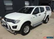 2011 Mitsubishi Triton MN MY11 GL-R White Automatic 4sp A Dual Cab Utility for Sale