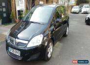 2009 VAUXHALL ZAFIRA EXCLUSIV CDTI A BLACK 1 YEAR MOT 53153 MilES ONLY for Sale