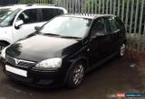 Classic 2004 VAUXHALL CORSA DESIGN 16V BLACK spares or repair engine blown  for Sale