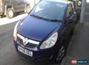 2008 VAUXHALL CORSA CLUB A/C BLUE for Sale