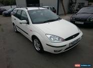 ***NO RESERVE*** 2003 03 FORD FOCUS ZETEC TDI WHITE DIESEL ESTATE MANUAL for Sale