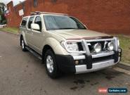 2009 Nissan Navara D40 ST (4x4) Gold Manual 6sp M Dual Cab Pick-up for Sale