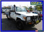 2008 Toyota Landcruiser VDJ79R GX (4x4) White Manual 5sp M Cab Chassis for Sale