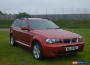 2004 BMW X3 SE AUTO RED for Sale