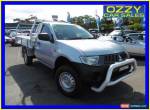 2009 Mitsubishi Triton ML MY09 GLX (4x4) Silver Automatic 4sp A Cab Chassis for Sale