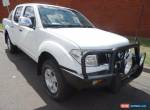 2007 Nissan Navara D40 ST-X (4x4) White Manual 6sp M Dual Cab Pick-up for Sale