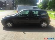 2003 RENAULT CLIO EXPRESSION 16V BLACK for Sale