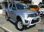 2010 Mitsubishi Triton MN MY11 GL-R 4X4 Silver Automatic 4sp A Dual Cab Utility for Sale