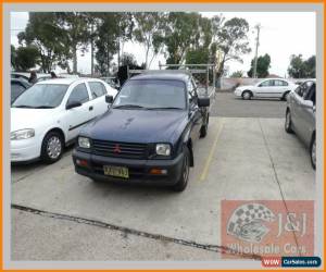 Classic 1998 Mitsubishi Triton MK GLX Black Manual 5sp M Cab Chassis for Sale