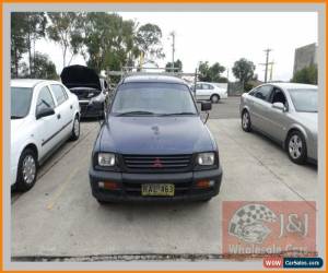 Classic 1998 Mitsubishi Triton MK GLX Black Manual 5sp M Cab Chassis for Sale