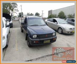 Classic 1998 Mitsubishi Triton MK GLX Black Manual 5sp M Cab Chassis for Sale