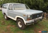 Classic Ford Bronco (4x4) (1984) 2D Wagon Automatic 4.1 6 cylinder  for Sale