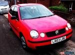 2003  Red Volkswagen Polo 1.4  Auto S  5 Dr Petrol  ----- 41000 miles------ for Sale