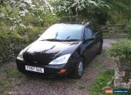 2001 FORD FOCUS 1.8 DIESEL ESTATE BLACK 50MPG MOT for Sale