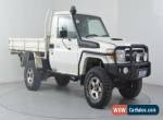 2009 Toyota Landcruiser VDJ79R 09 Upgrade GXL (4x4) White Manual 5sp M for Sale