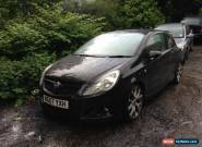 2007 VAUXHALL CORSA VXR TURBO BLACK NON RUNNER SPARES OR REPAIR for Sale