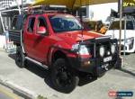 2012 Nissan Navara D40 MY12 ST 4X4 Red Automatic 5sp A Dual Cab Pick-up for Sale