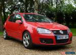 VW Volkswagen Golf 2.0 GTi MK5 3 door 57 plate in red for Sale