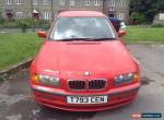 1999 BMW 323I SE AUTO RED for Sale