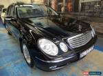 2003 Mercedes-Benz E320 W211 Elegance Obsidian Black Automatic 5sp A Sedan for Sale