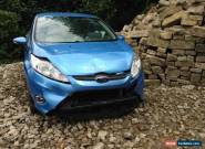 2009 FORD FIESTA ZETEC 82 BLUE SPARES OR REPAIR DAMAGED SALVAGE for Sale