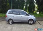 2005 VAUXHALL ZAFIRA CLUB SILVER for Sale