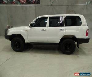 Classic 2005 Toyota Landcruiser 100 DX White Manual 5sp M Wagon for Sale