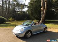 2004 Volkswagen Beetle 1.9TDI 3 Door Hatchback Convertible Blue for Sale