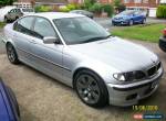 2003 03 plate BMW 325i Sport 6-speed auto, four door saloon in metallic silver. for Sale