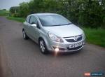 2007 VAUXHALL CORSA SXI A/C CDTI SILVER for Sale