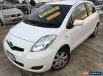 2009 Toyota Yaris NCP91R 08 Upgrade YRS White Manual 5sp M Hatchback for Sale