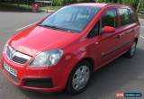 Classic 2007 VAUXHALL ZAFIRA LIFE RED MPV 5DR CAR 7 SEATER 12 MONTHS MOT DRIVES GREAT  for Sale