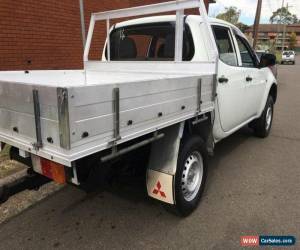 Classic 2009 Mitsubishi Triton ML MY09 GLX White Manual 5sp M Dual Cab Utility for Sale