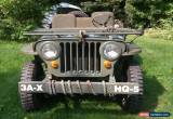Classic Willys: mb for Sale