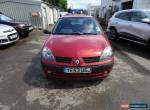 2003 RENAULT CLIO EXTREME 2 16V RED 1.2 5 DOOR for Sale